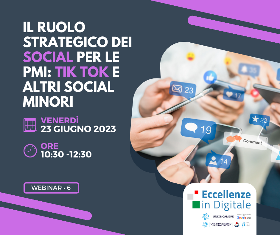 "Il ruolo strategico dei social per le PMI: Tik Tok e gli altri social minori "