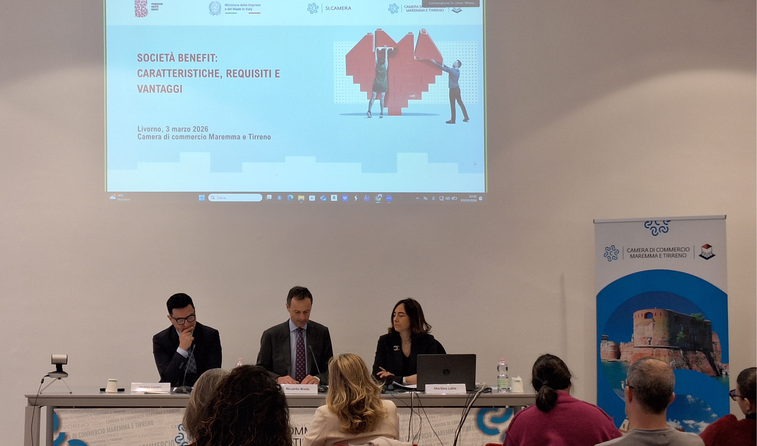 Il tavolo dei relatori