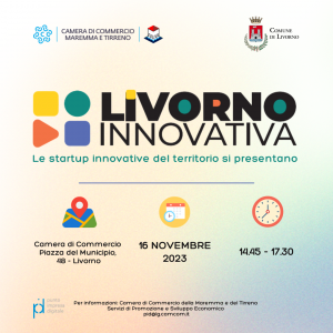"Livorno Innovativa": Le startup del territorio si presentano - 16 novembre "Livorno Innovativa": Le startup del territorio si presentano - 16 novembre