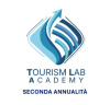 Logo grafico stilizzato nei toni del blu con freccia rivolta verso l'alto, testo Tourism Lab Academy e dicitura Seconda Annualità