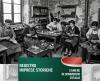 Foto d'epoca in bianco e nero di un'officina di calzolai artigiani al lavoro. In basso, un banner verde e rosso riporta il testo: 'REGISTRO IMPRESE STORICE - CAMERE DI COMMERCIO D'ITALIA'.